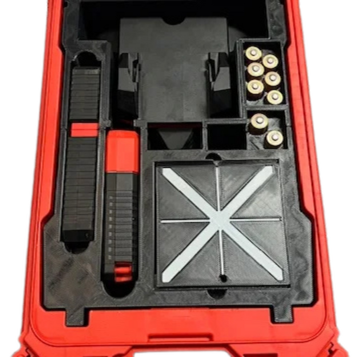 Milwaukee Laser Alignment Base Packout Insert – Custom Insert for Compact Packout Organiser 48-22-8435 - 3D Printed Tools - Home Improvement