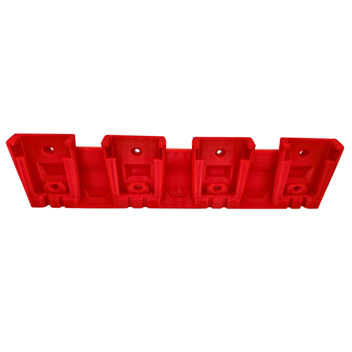 Milwaukee M18 Battery Wall Mount – 4 Slot Holder | PETG | Australian Made