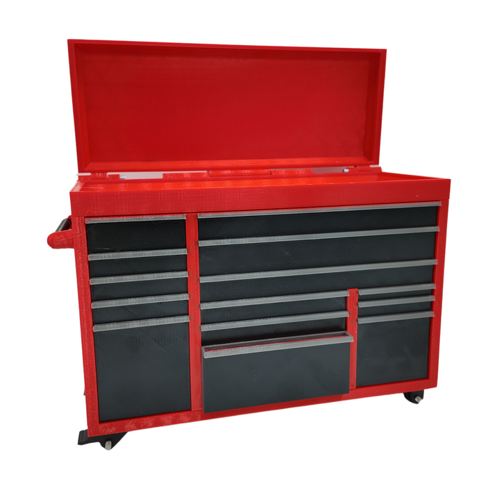 XL Mini Desk Tool Chest Organiser – 270 x 165 x 96mm | Workshop-Style Storage - Perfect Gift for Dad