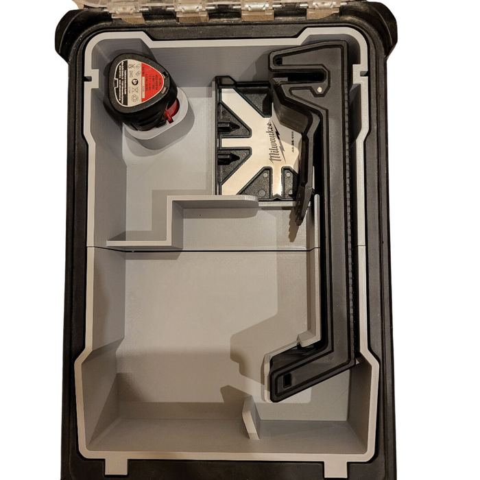 Milwaukee M12 Laser Insert | Fits Compact Packout Organiser (48-22-8435) | Custom 3D Printed | Australian Made