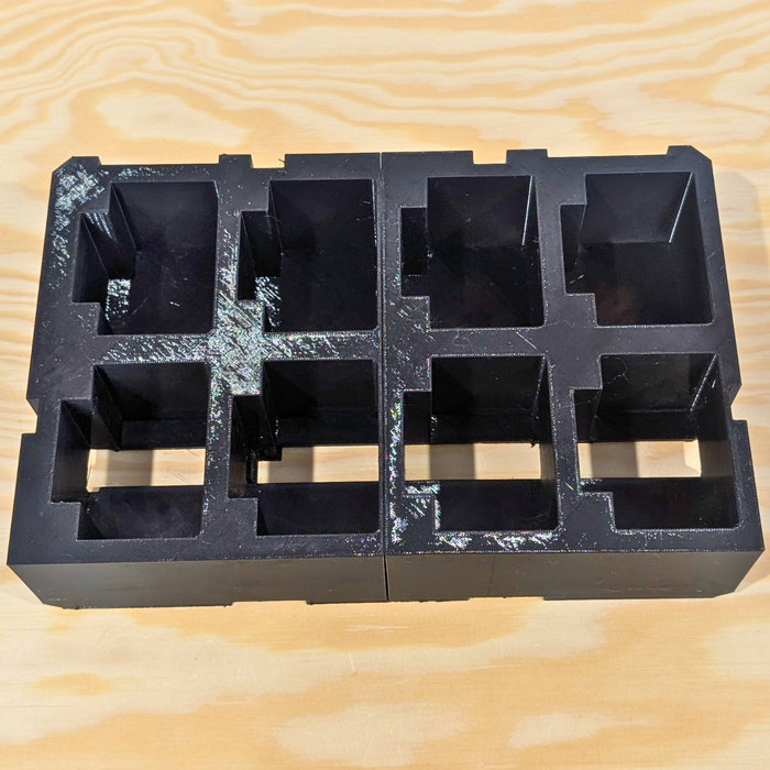 8 x M18 5.0Ah Battery Holder Insert for Milwaukee PACKOUT 2-Drawer System