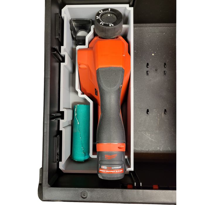Milwaukee Packout Drawer Insert for M12 Planer – Left-Side 2-Drawer System | Minimal Tool-Only or 2 Ah Battery Storage | PETG Made in Australia