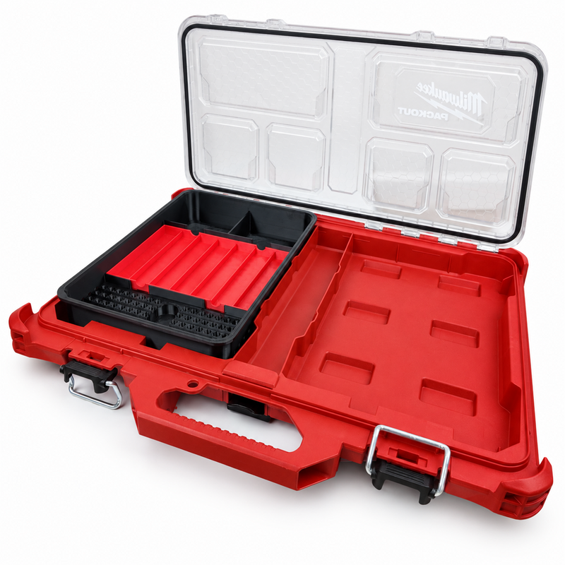 Bit-storage insert occupying one side of Milwaukee PACKOUT 48228431