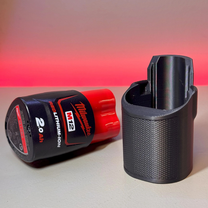 Milwaukee M12 Battery Mount (Triple) | Wall Mount Holder | PETG | Australian Made