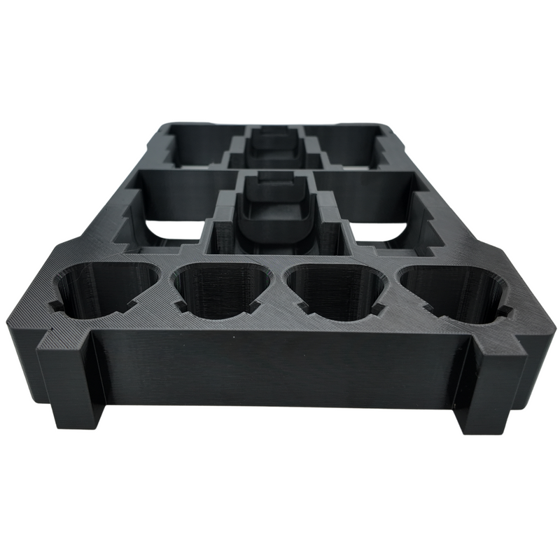 Milwaukee Packout M12 Battery Insert with Hidden AirTag Slot – Holds 10 Batteries