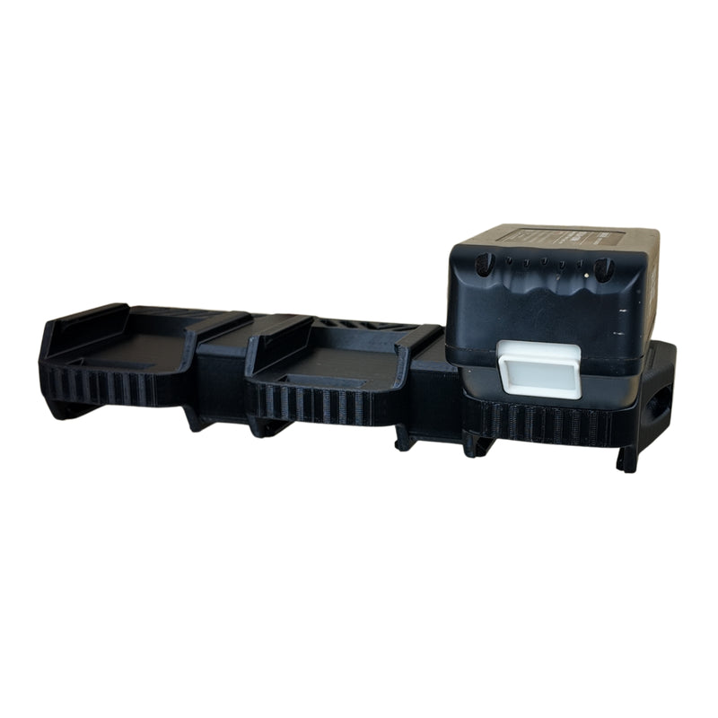 Battery Wall Holder for Makita 18V – 4 or 6 Slot Storage Rack