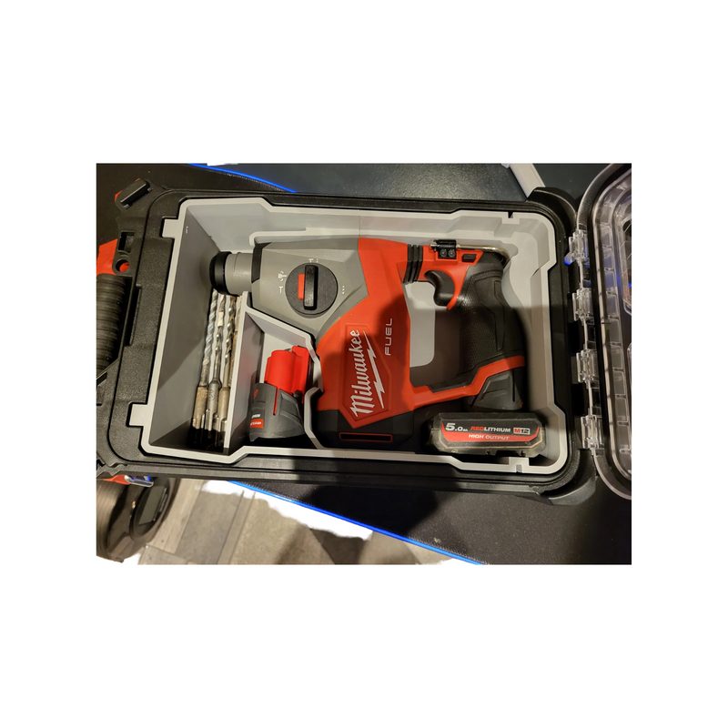 Milwaukee M12 FUEL SDS-Plus Packout Insert – Fits Compact Organiser 48-22-8435