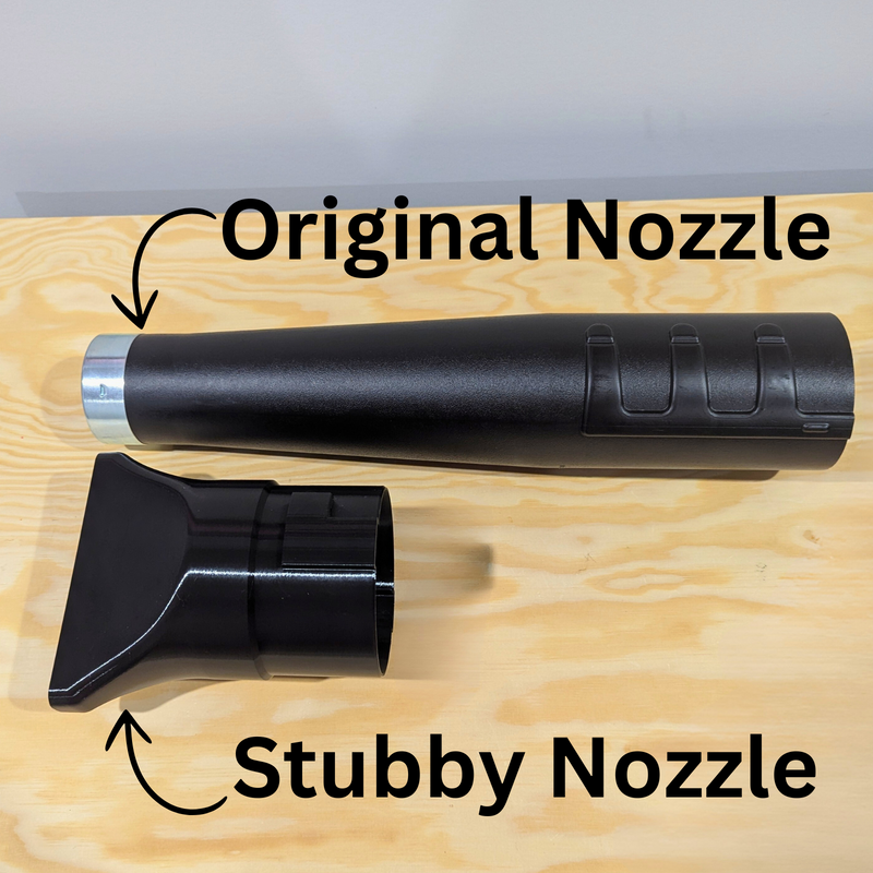 Ozito PXC 36V Brushless Jet Blower Short Nozzle Set – Circular & Flat Head Designs