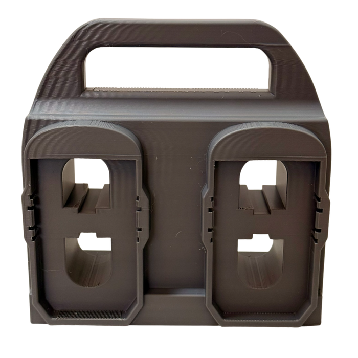 Ryobi 18V Battery Caddy – 4-Slot Holder | Portable Battery Carrier | PETG | Australian Made