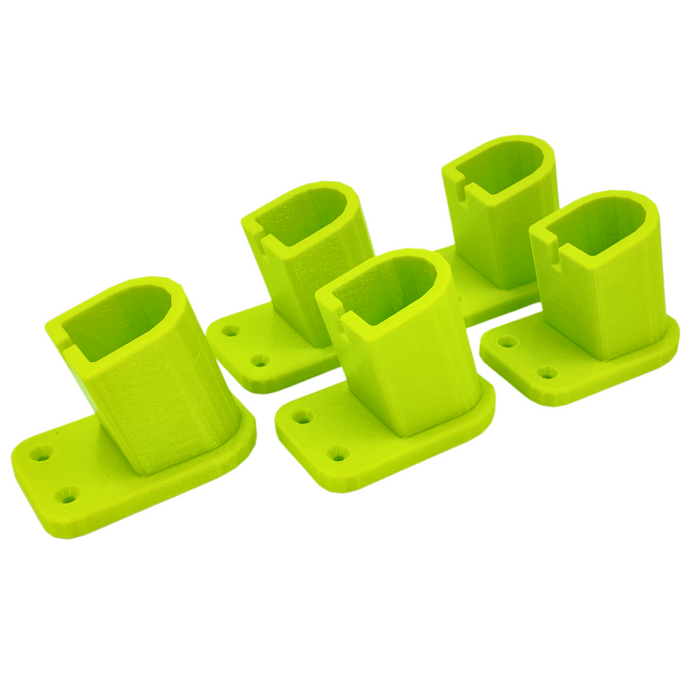 5x Ryobi Wall Mount Battery Holder – Secure, Space-Saving Storage for Your Tools - 3D Printed Tool Storage