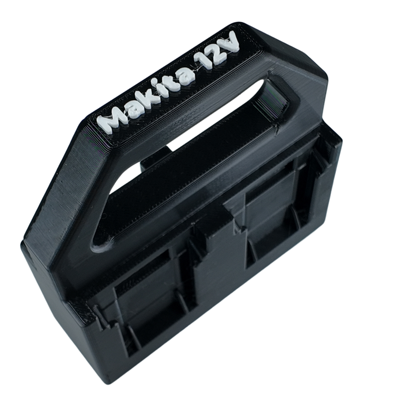Makita 12V Battery Caddy – 4-Slot Holder | Portable Battery Carrier | PETG | Australian Made