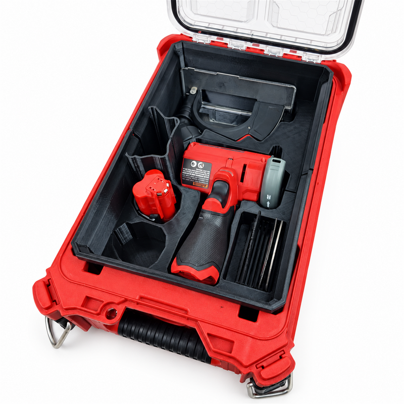 Angled view of dual-fit insert with M12 cut-off tool
