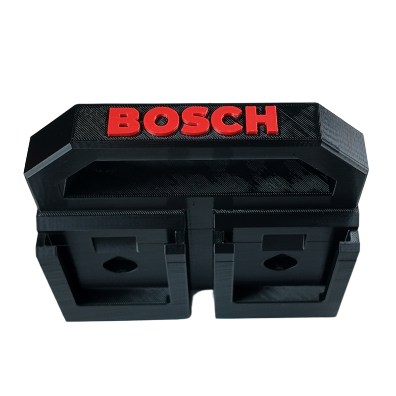 Bosch 18V Battery Caddy – 4-Slot Holder | Portable Battery Carrier