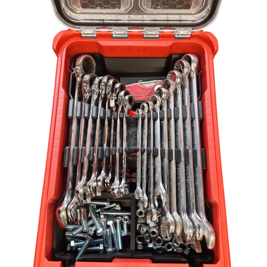 Organized tradies tools storage solution