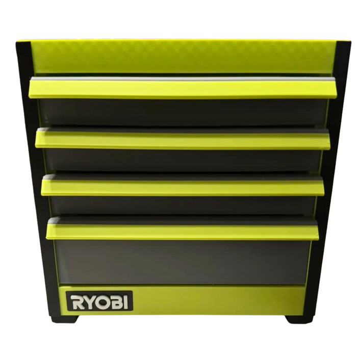 Ryobi Mini Desktop Toolbox – 4 Drawer Chest | Perfect Gift for Dad or Husband