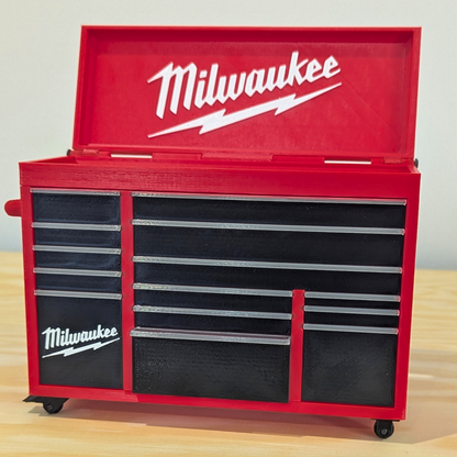 Mini Desk Tool Chest with Lid - Multiple Colour/Brands | Perfect Gift for Dad