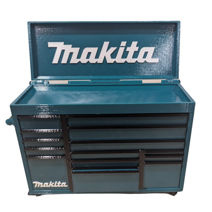 Mini Rolling Tool Box with Makita Logo – Perfect Gift for Dad - Mini Storage Aus