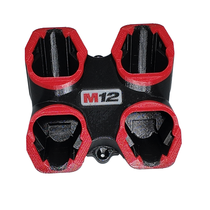 Milwaukee M12 4× Battery Wall Mount – Compact, Clean & Built Tough