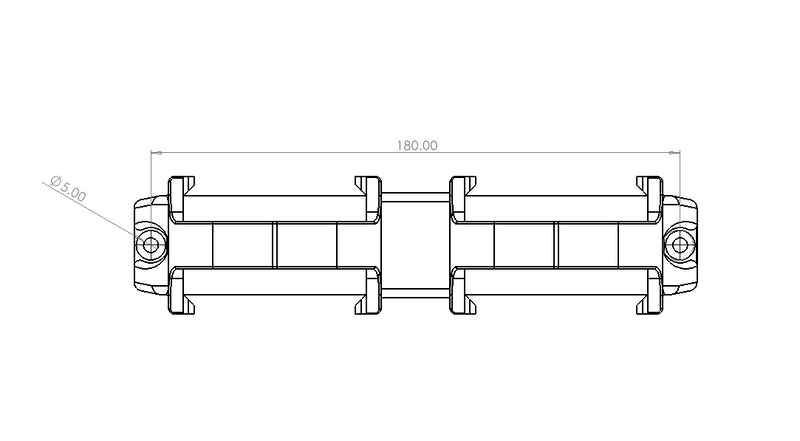 Makita 18 V Battery Holder | Quad Version | Holds 4 Batteries | 3D Printed PETG | Australian Made