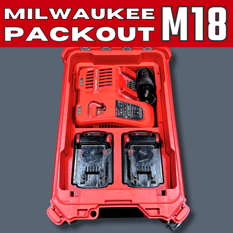 Milwaukee Packout M18 Battery Charger Organiser & Storage