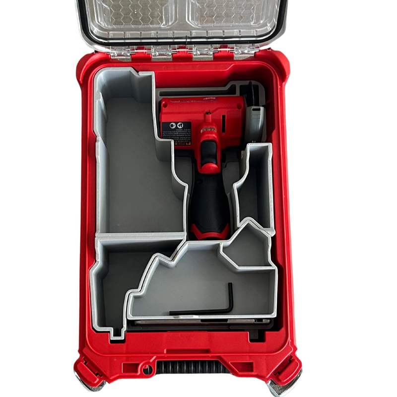 Milwaukee M12 Cut Off Tool Packout Insert – Custom Insert for Model M12FCOT-0 | Fits Packout Compact Organiser (48228435)