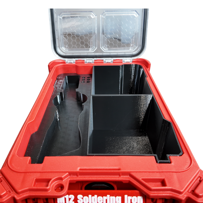 Milwaukee Packout M12 Soldering Iron Insert - 48-22-8435 Compact Organiser – 3D Printed Tools