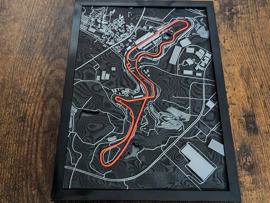 Suzuka Circuit 3D Miniature – Multi-Coloured Track Art & Gift