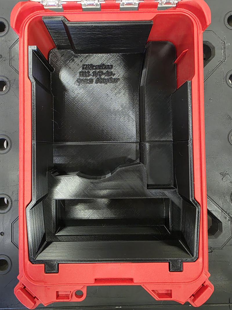 Milwaukee M12 3/8" Crown Stapler Insert for Packout Compact Organiser 48-22-8435
