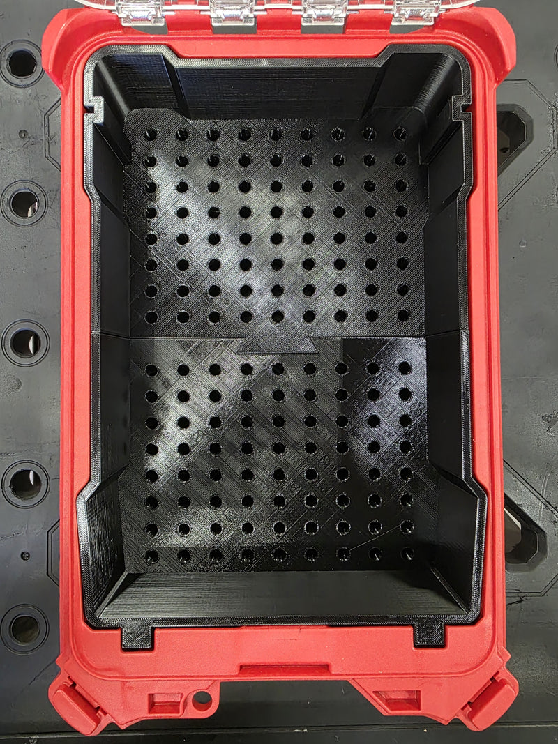 PACKOUT Bit Storage Insert (48-22-8435) – Bits + 1/4” Socket Driver Organiser | PETG