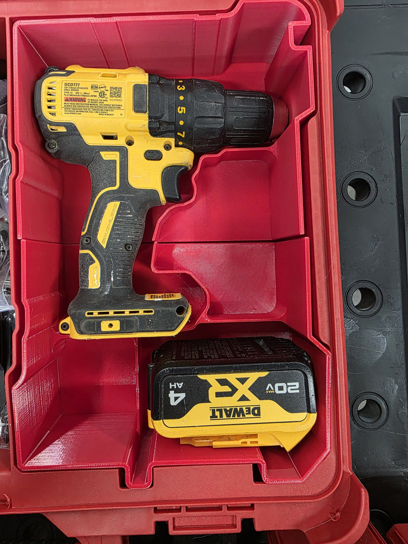 DEWALT Drill Insert for Milwaukee PACKOUT 48-22-8430 (11-Compartment Organiser)