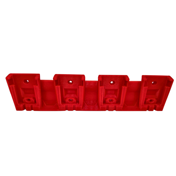 Milwaukee M18 Battery Wall Mount – 4 Slot Holder | PETG | Australian Made