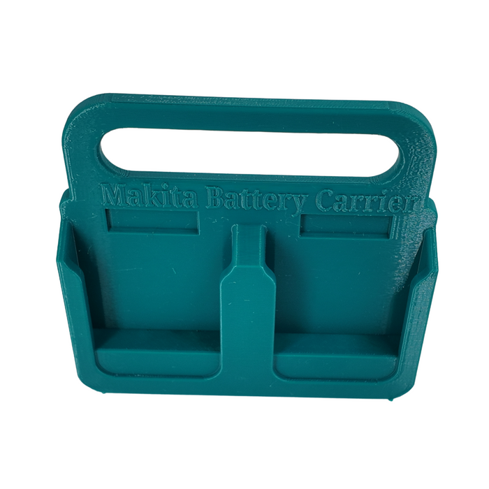 Makita 18V Battery Caddy – 4 or 6 Slot Holder - Store Makita 18V Batteries with This 3D Printed Tool | Perfect Home Improvement Gift for Him
