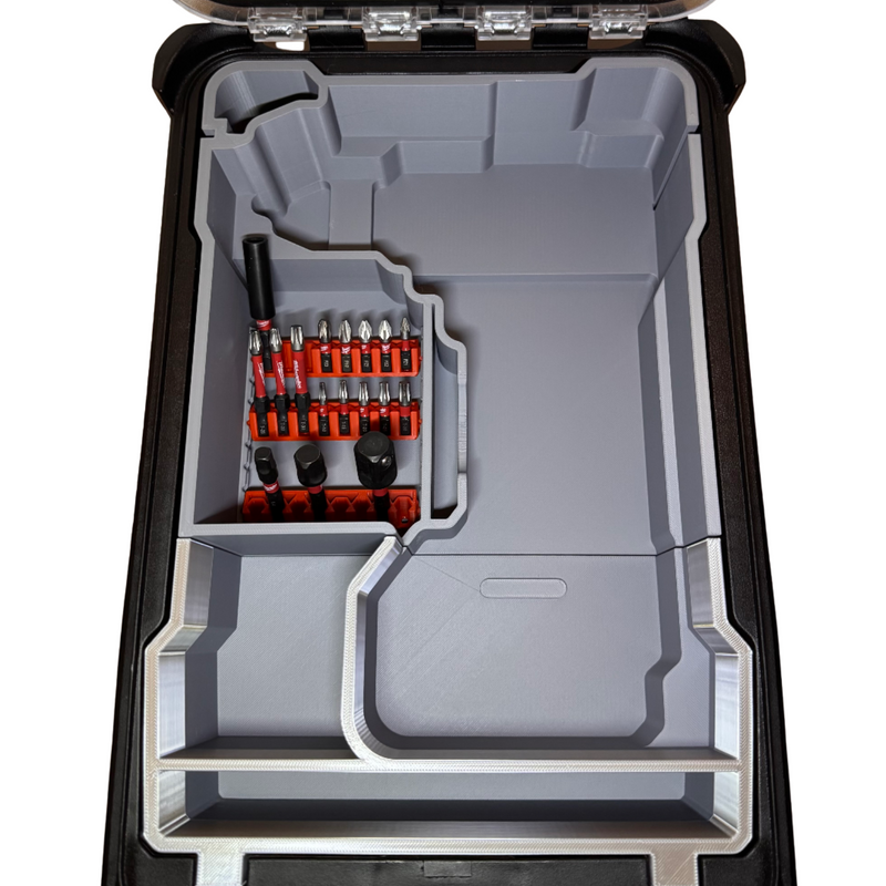Milwaukee Packout Inlay – M18 FPD3 Drill Holder Fits Compact Packout Organiser