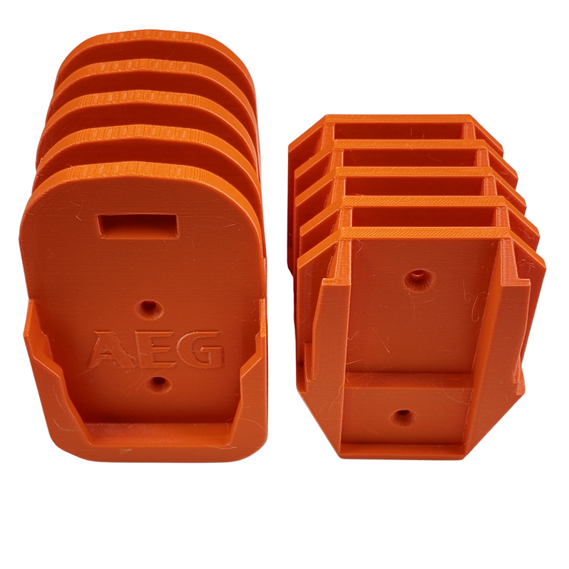 AEG/Rigid 18v Tool and Battery Holders – Custom 3D Printed Tool Storage Solution
