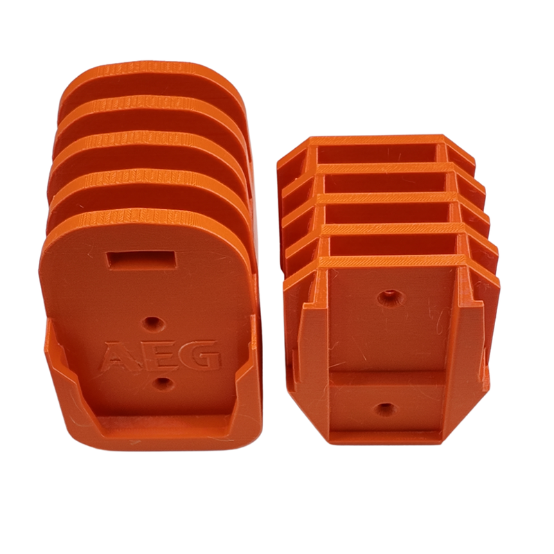 AEG/Rigid 18v Tool and Battery Holders – Custom 3D Printed Tool Storage Solution