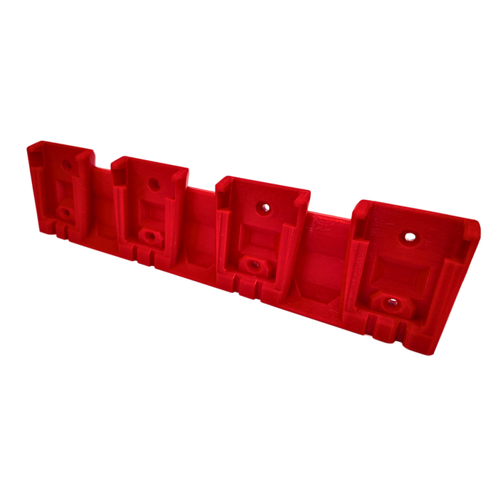 Milwaukee M18 Battery Wall Mount – 4 Slot Holder | PETG | Australian Made
