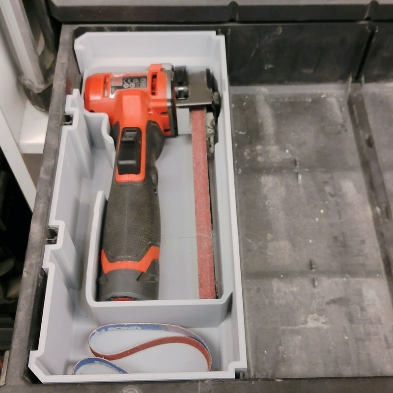 Milwaukee M12 Belt File Packout Drawer Insert