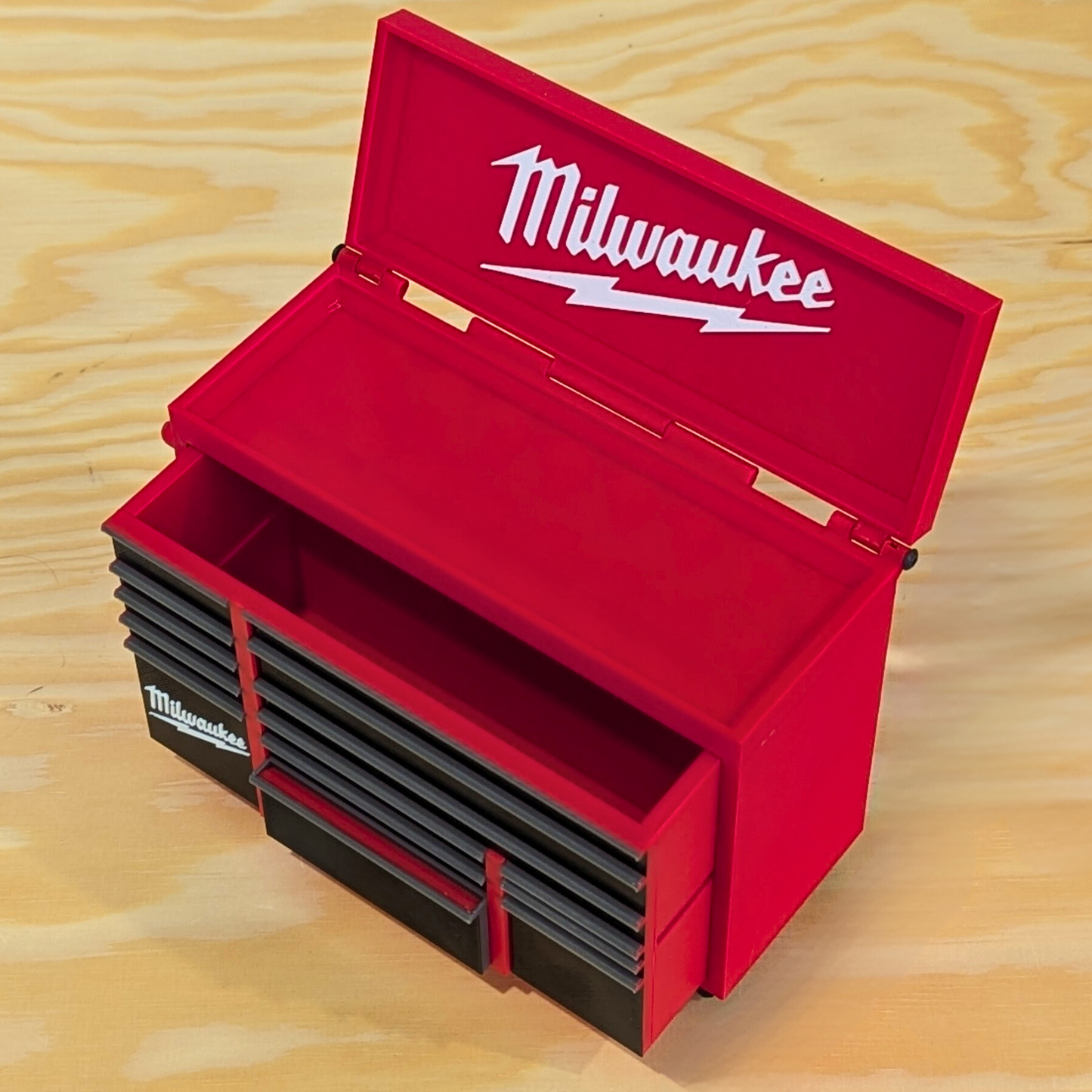 Mini Desk Tool Chest with Lid - Multiple Colour/Brands | Perfect Gift for Dad