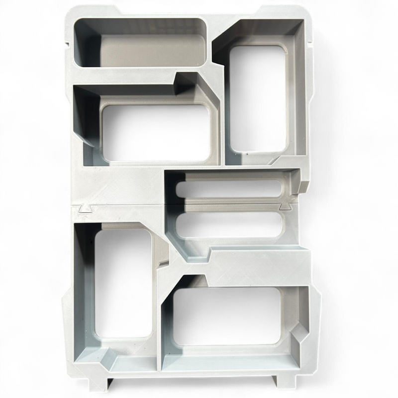 M18 Battery Holder for Milwaukee Packout – 5 Slot Insert | Fits Compact Organiser  4822-8435