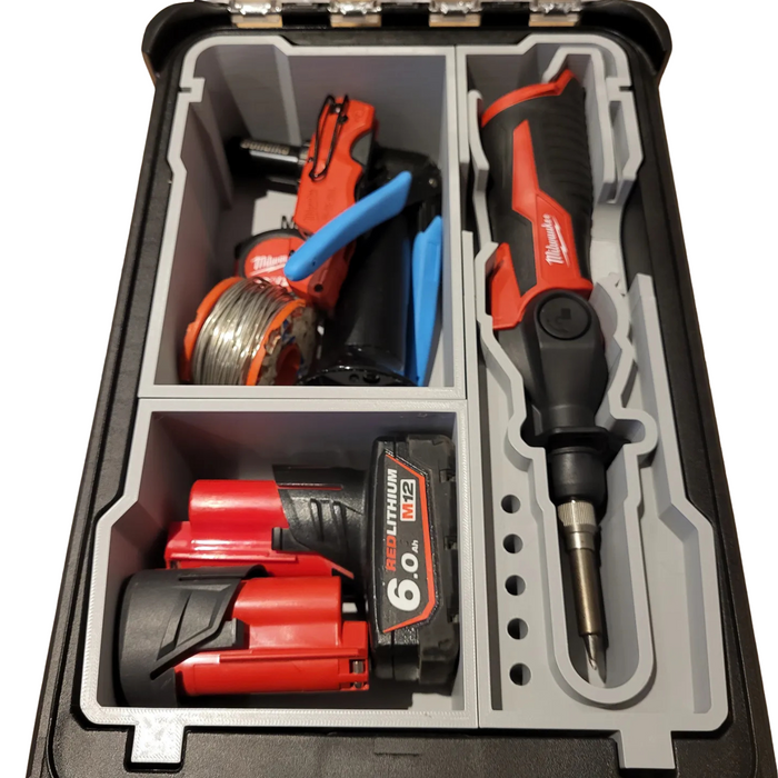 Milwaukee M12 Soldering Iron Insert – Improved Design for 48-22-8435 Compact Packout Organiser | A1 Tools Australia