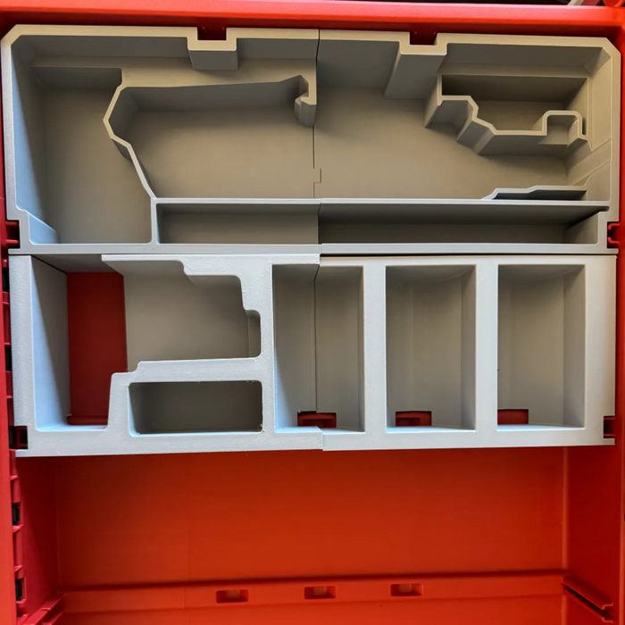 Milwaukee M12 3/8" Ratchet Packout Organiser Insert – Custom Tool Storage for Model 2457-20