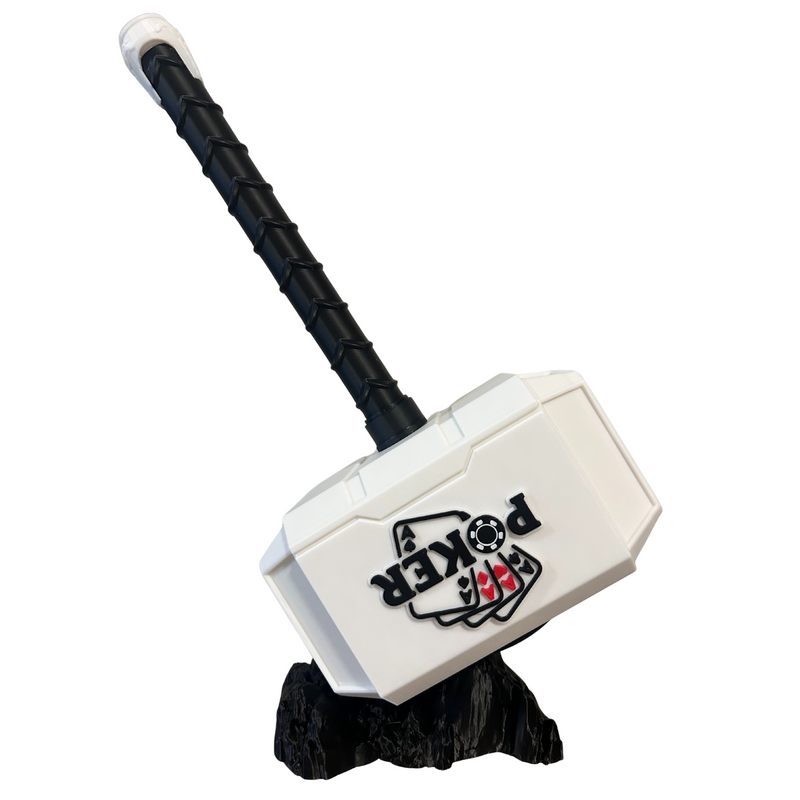 Poker Logo Thor’s Hammer Trophy - 3d Printed Tools