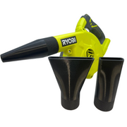 Ryobi Blower Nozzles Black – High-quality 3D-printed tool for garage storage, home improvement, and car drying. Perfect for cleaning up during summer, spring, and outdoor maintenance. This blower accessory is great for detailing cars, dust removal, and yard work. A unique gift for dad, gift for him, or DIY enthusiasts. Not a Milwaukee tool, but a custom Ryobi nozzle set that enhances blower performance.