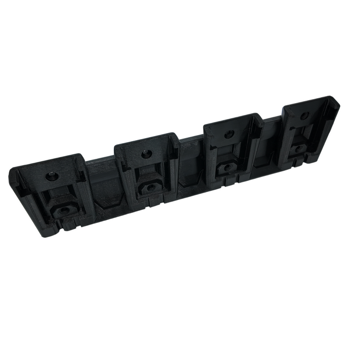 Milwaukee M18 Battery Wall Mount – 4 Slot Holder | PETG | Australian Made