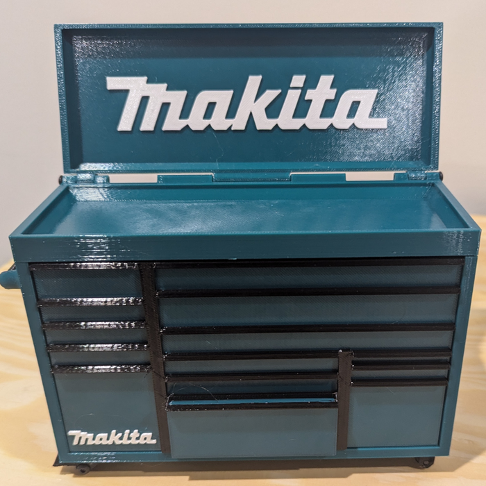 Mini Rolling Tool Box with Makita Logo – Perfect Gift for Dad - Mini Storage Aus