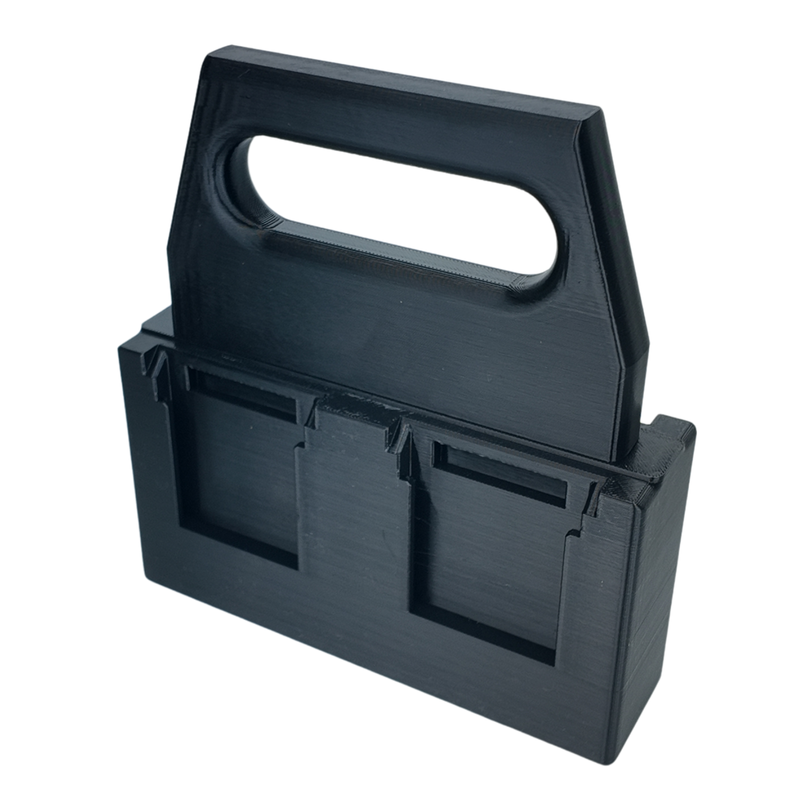 Battery Caddy for Ozito Batteries – 4 or 6 Slot Carry Holder