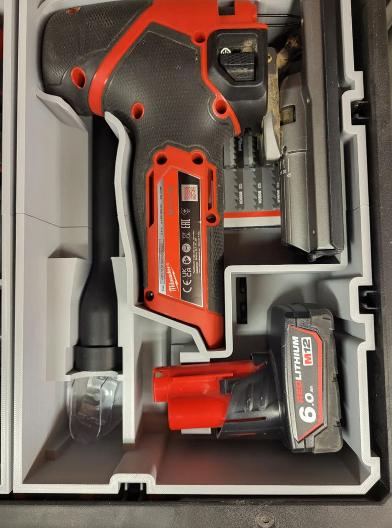 Milwaukee M12 FUEL Jigsaw Packout Drawer Insert – Organise Your Jigsaw & Accessories