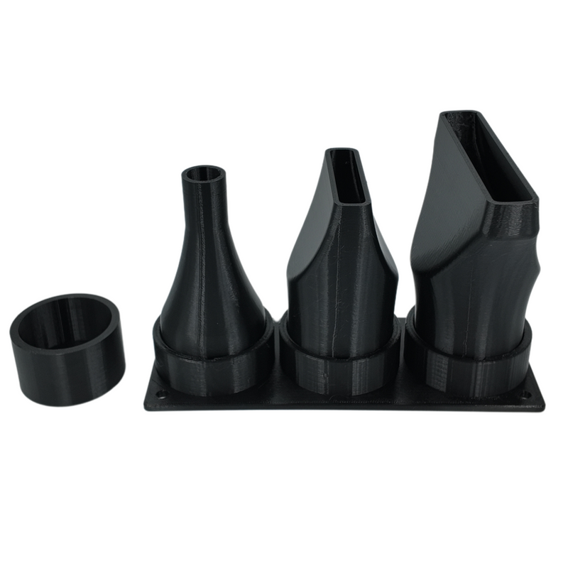 Triple Blower Nozzle Pack + Wall Mounts for Makita Blower DUB185 & DUB186 - Car Drying Solution!