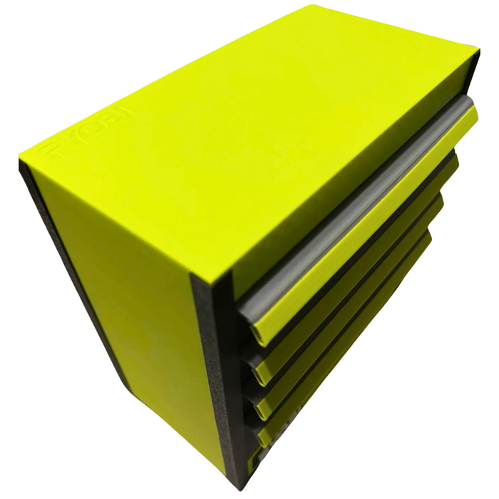 Ryobi Mini Desktop Toolbox – 4 Drawer Chest | Perfect Gift for Dad or Husband