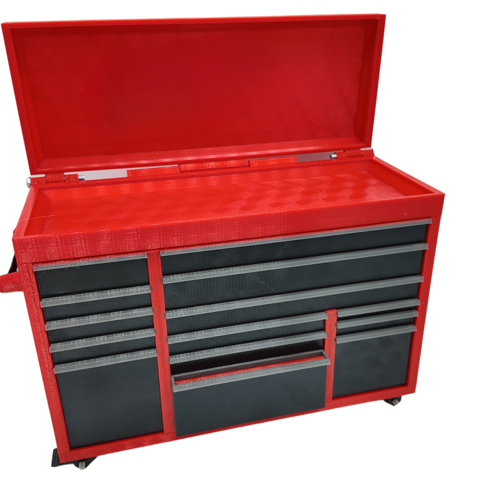 XL Mini Desk Tool Chest Organiser – 270 x 165 x 96mm | Workshop-Style Storage - Perfect Gift for Dad